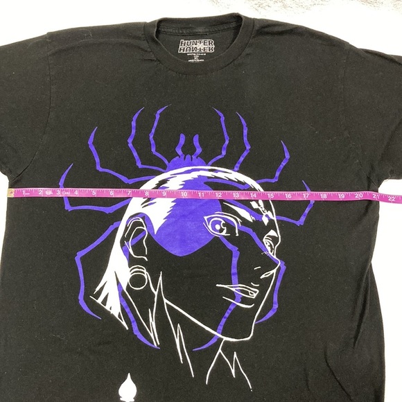 HunterxHunter Chrollo Lucifer T-Shirt Men's Sz XL Black Spider Phantom Troupe - Picture 4 of 5